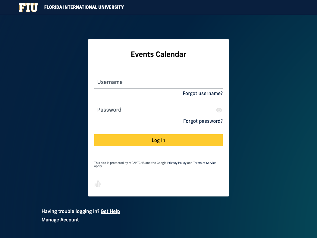 calendar fiu login 