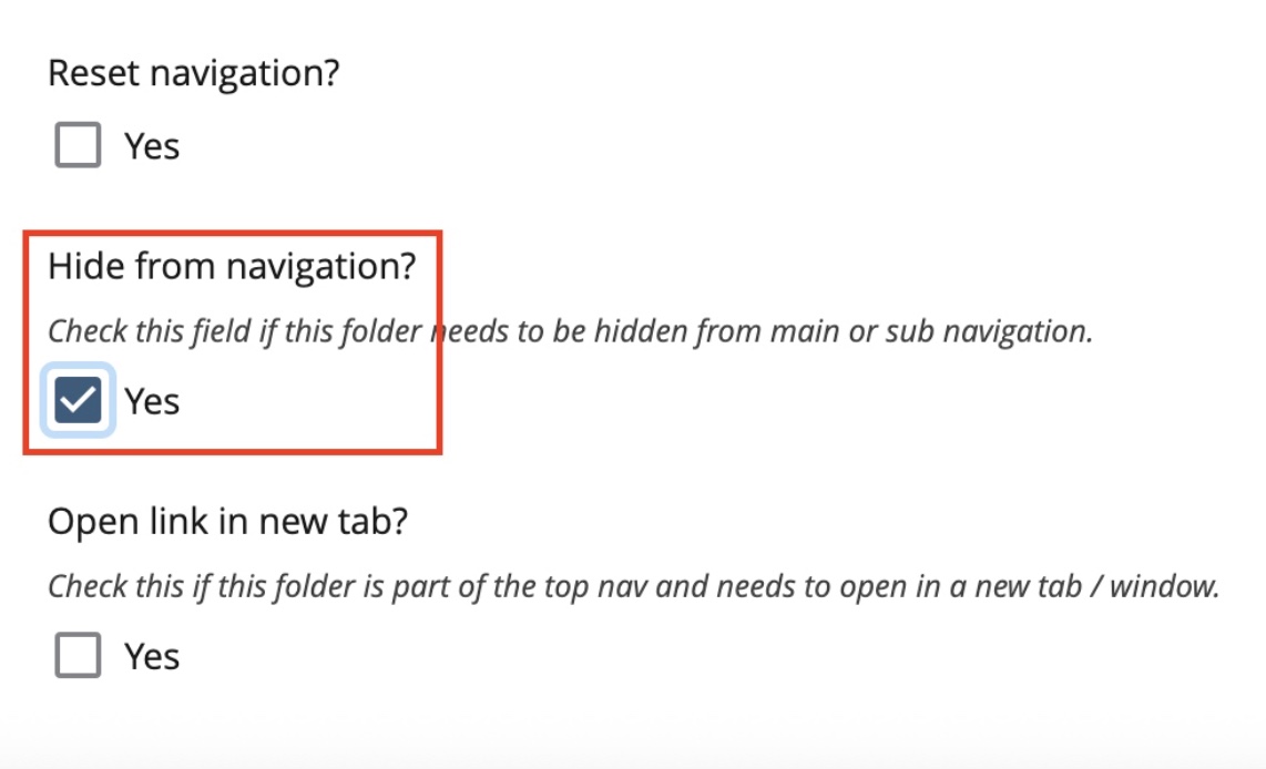 Hide from navigation box