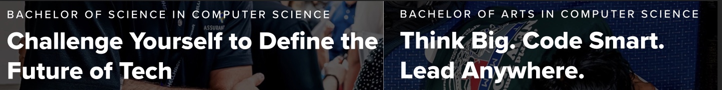 a BA and a BS side by side