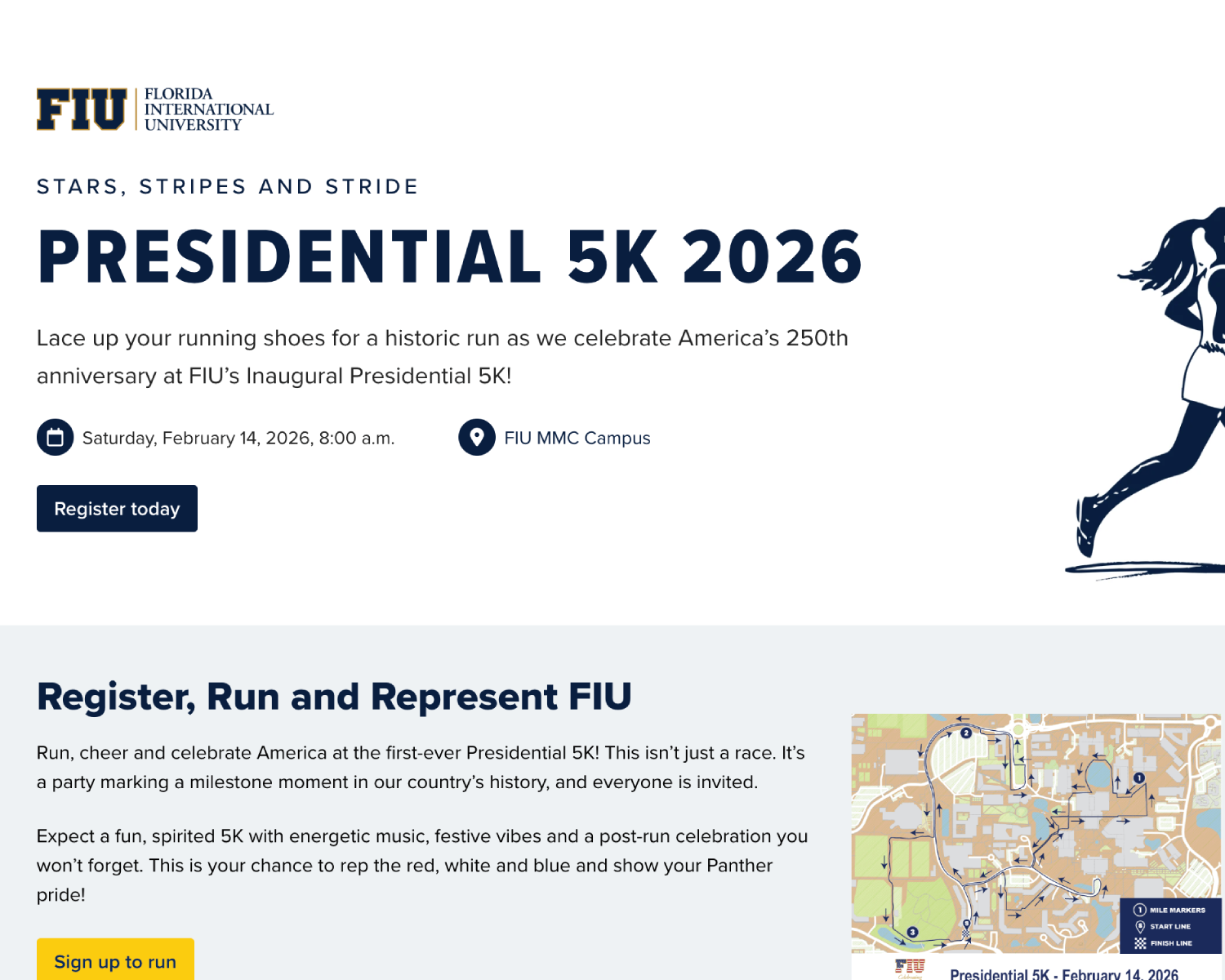 Screenshot of Presidential 5K