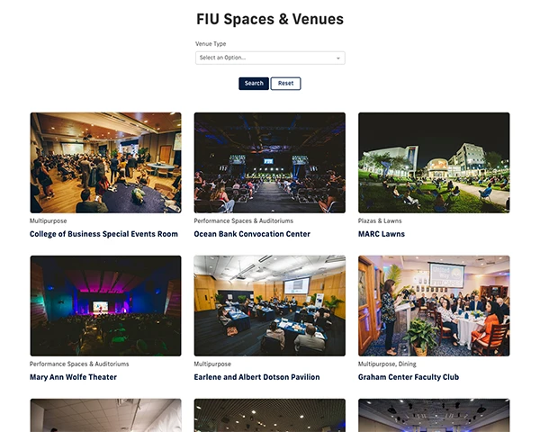 Central Reservations Spaces & Venues